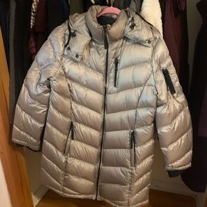 ANDREW MARK BEIGE PUFFER COAT SZ XXL
